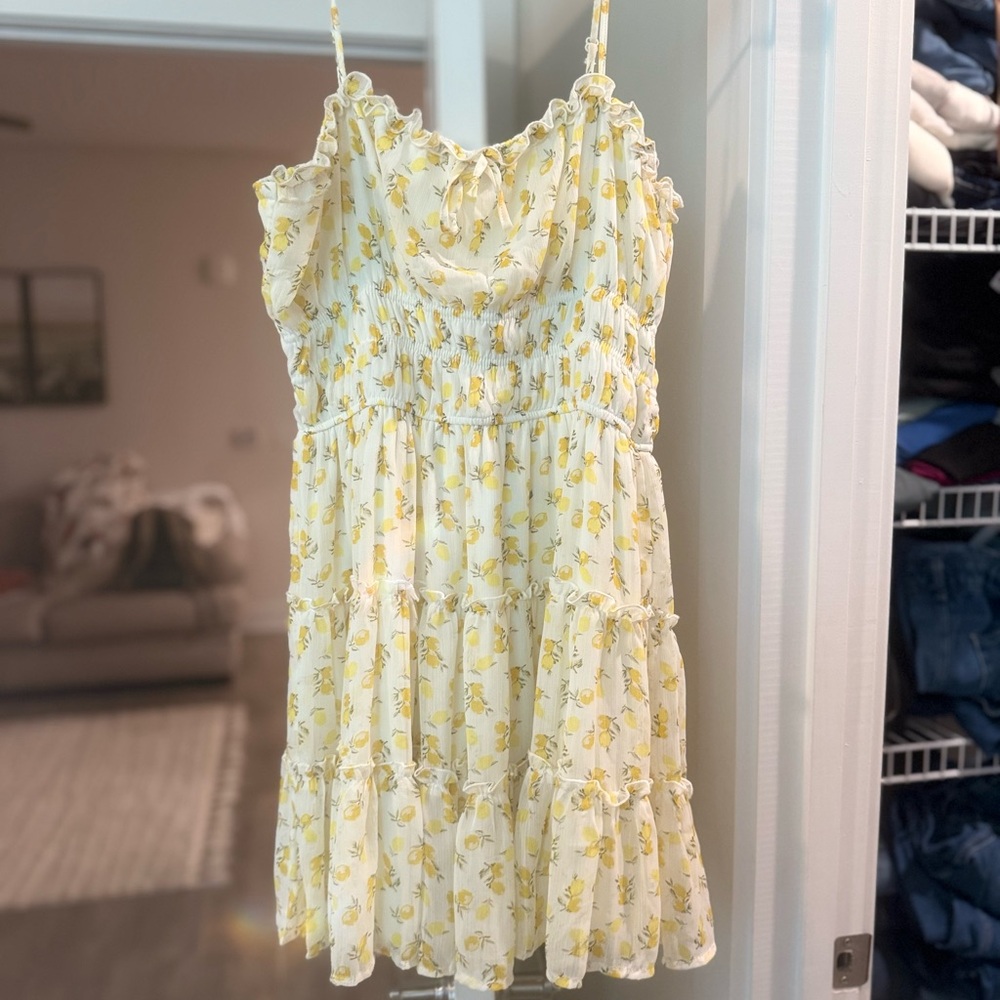 Altar'd State Yellow Floral Dress